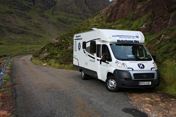 Get healthy in a hire motorhome in Scotland