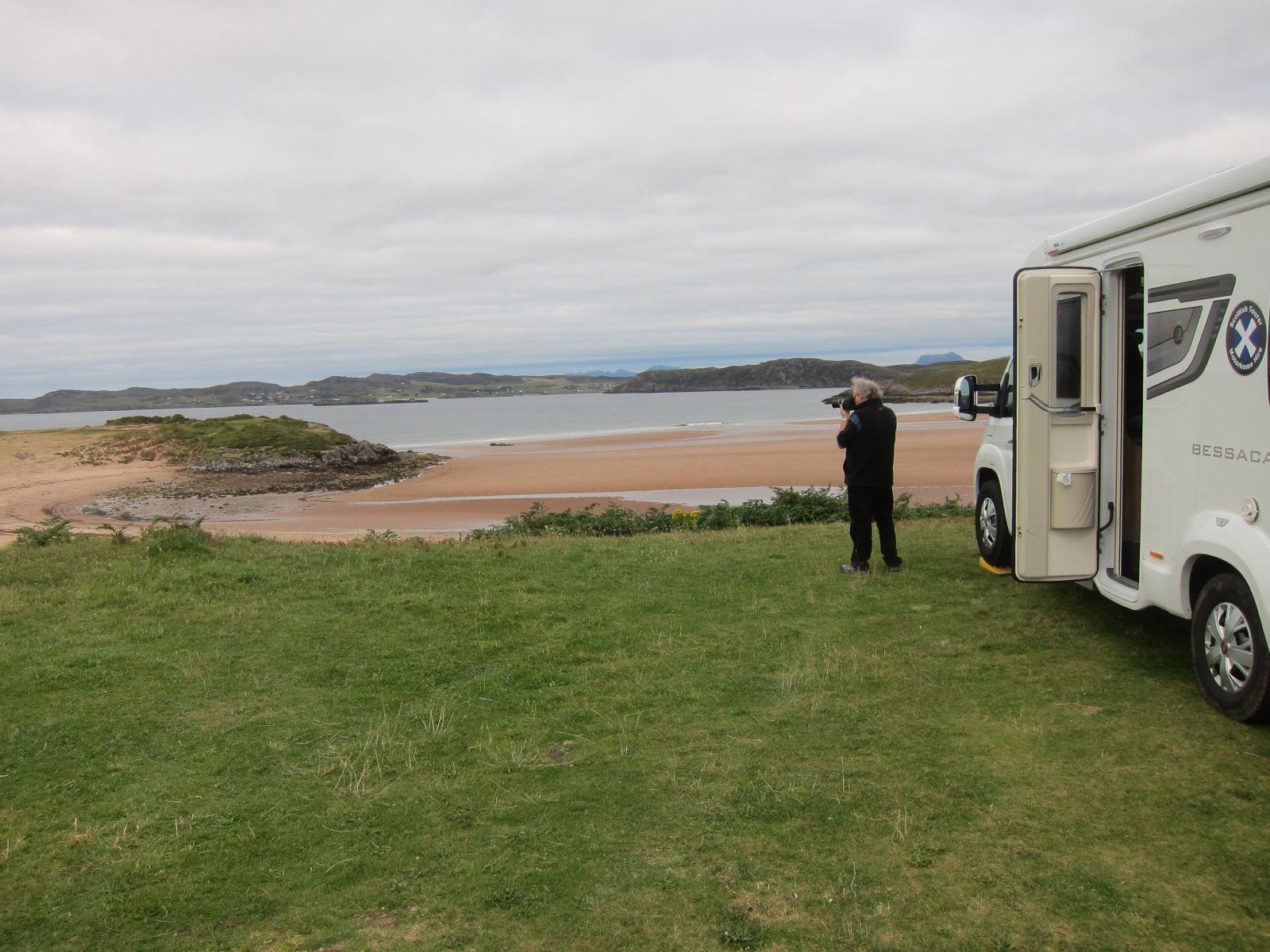 Beach front location wildlife spotting in your motorhome