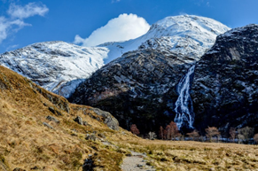 Stunning waterfall makes for an epic harry potter location in Scotland