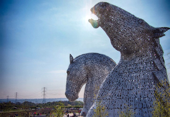 The Kelpies at the Helix Park Falkirk
